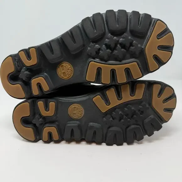 Timberland Hiking Boots Women's 7 Black Suede Leather Hikers Outdoors - Picture 4 of 12